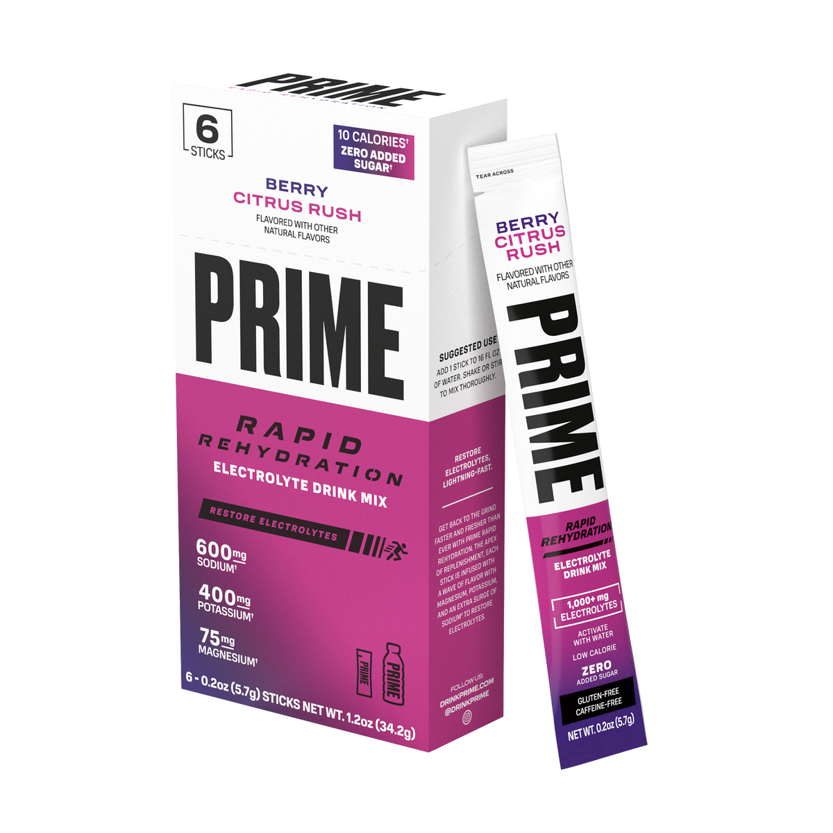 Rapid Rehydration Sticks - Berry Citrus Rush