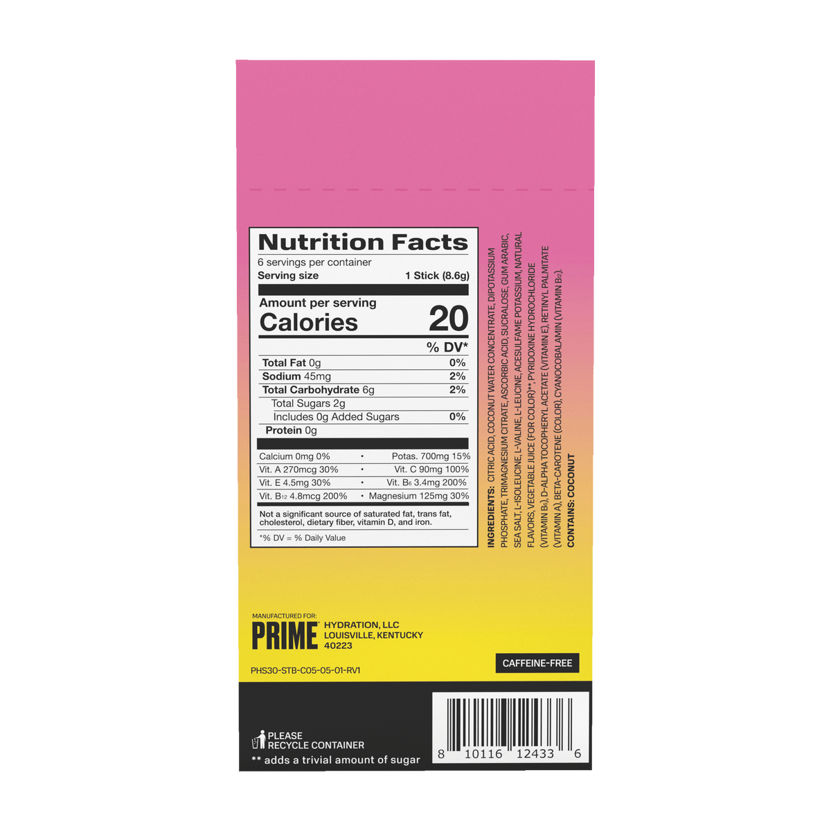 Hydration+ Sticks - Strawberry Banana